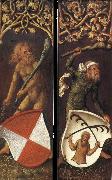 Albrecht Durer WQild man with the Coat of arms of oswolt krel oil painting reproduction